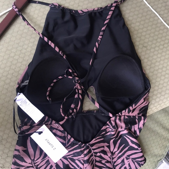 Z Supply The Kya Palm wmns onepiece swimsuit small - Picture 6 of 7